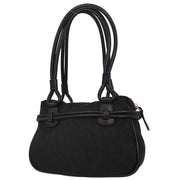 Christian Dior Black Diorissimo Bow Trotter Handbag 00-BO-1027 144981