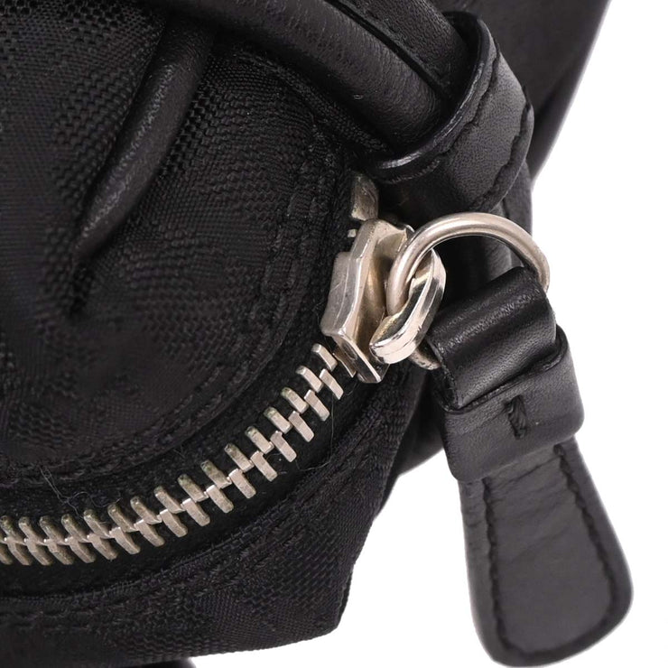 Christian Dior Black Diorissimo Bow Trotter Handbag 00-BO-1027 144981