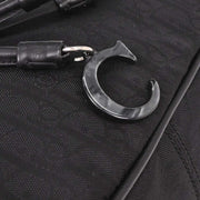 Christian Dior Black Diorissimo Bow Trotter Handbag 00-BO-1027 144981