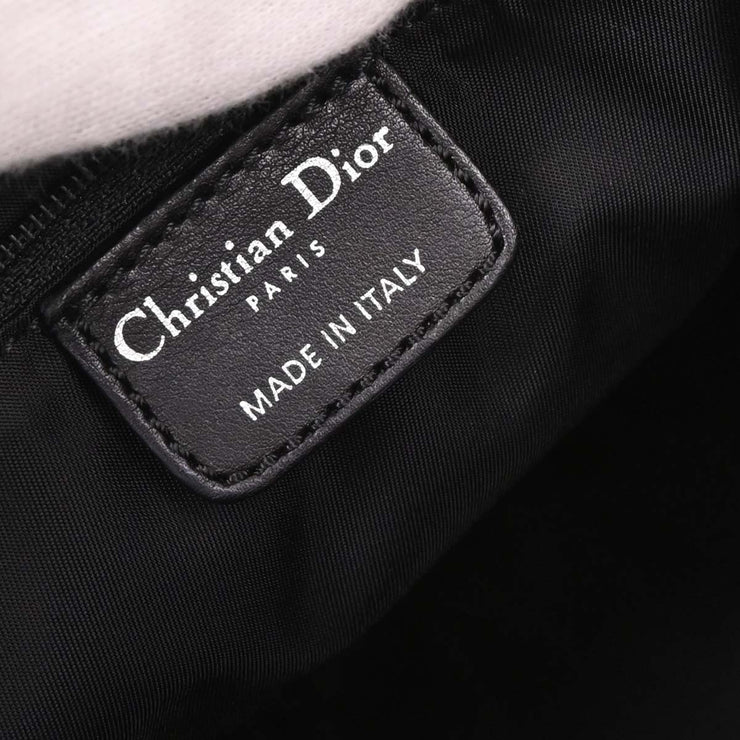 Christian Dior Black Diorissimo Bow Trotter Handbag 00-BO-1027 144981