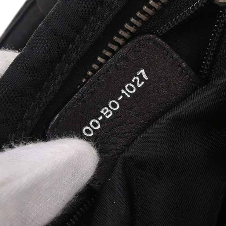 Christian Dior Black Diorissimo Bow Trotter Handbag 00-BO-1027 144981