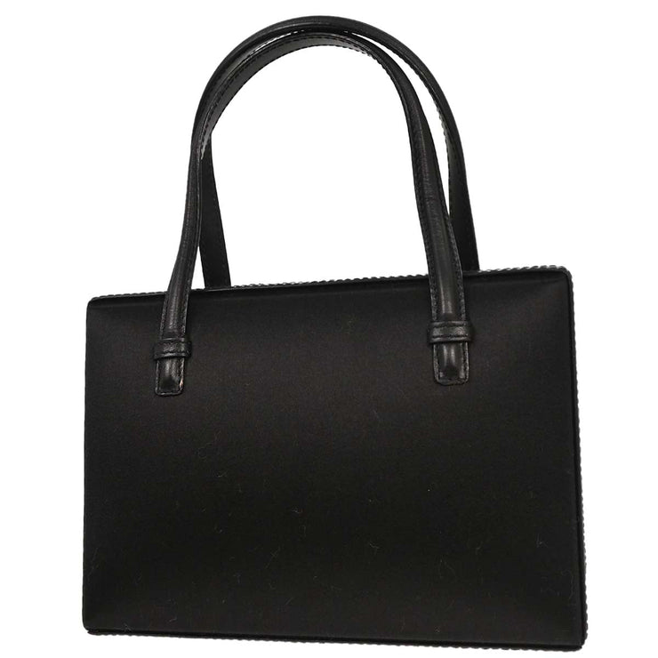 Loewe Black Satin Handbag L10 144985