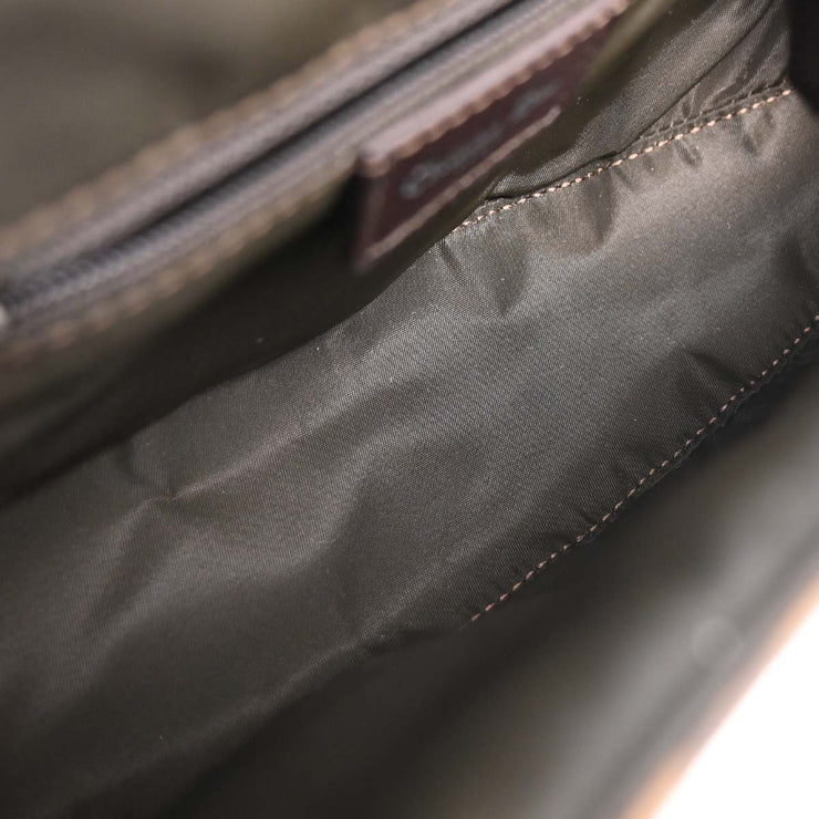 Christian Dior Brown Romantic Trotter Handbag 01-RU-0095 144988