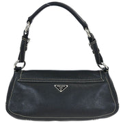 Prada Black Leather Handbag 113/10 144990