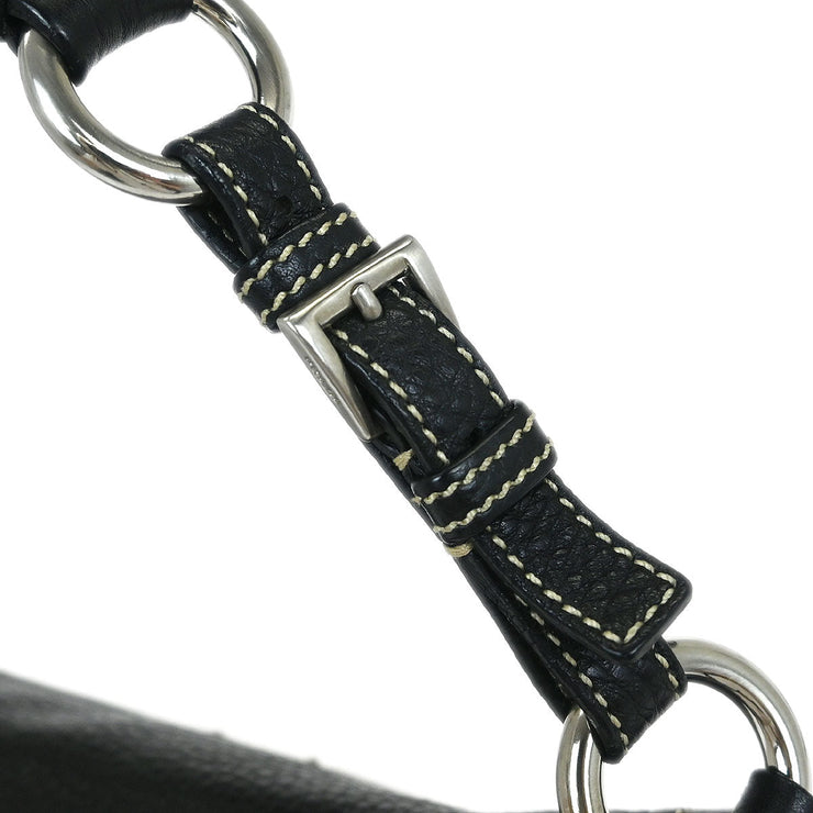 Prada Black Leather Handbag 113/10 144990