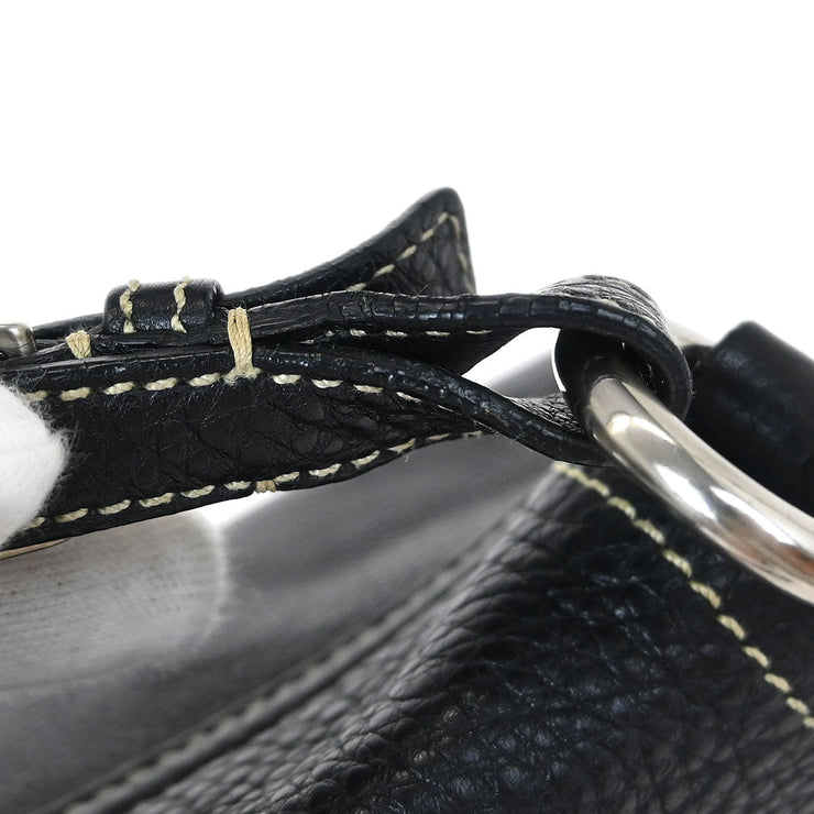 Prada Black Leather Handbag 113/10 144990