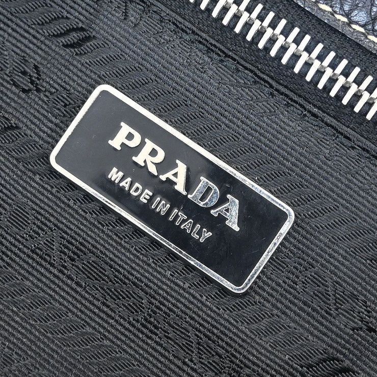 Prada Black Leather Handbag 113/10 144990