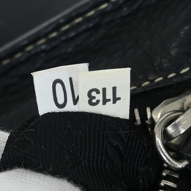 Prada Black Leather Handbag 113/10 144990
