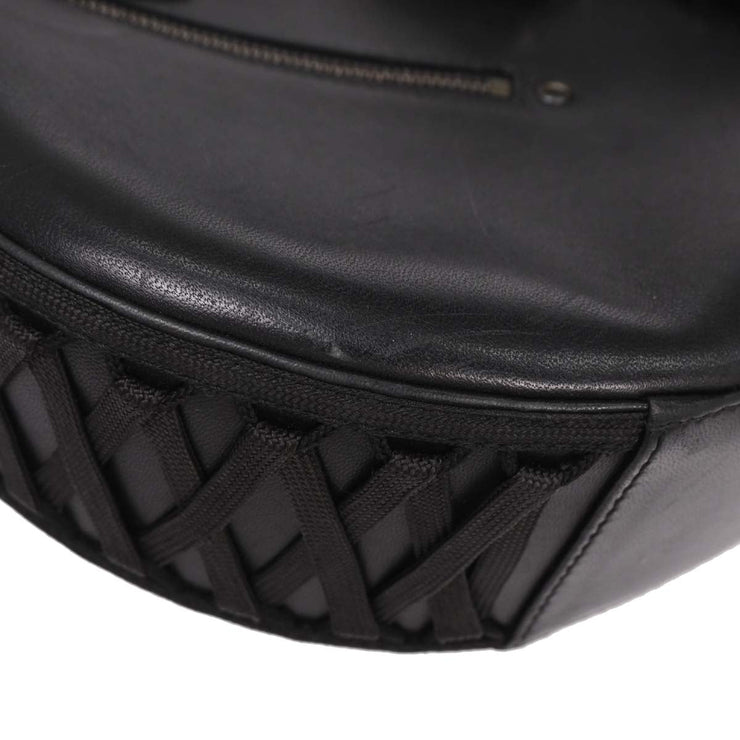 Christian Dior Black Admit It Corset Bag Handbag 37BM-1012 144993