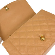 Chanel Beige Calfskin Medium Diana Shoulder Bag 145000