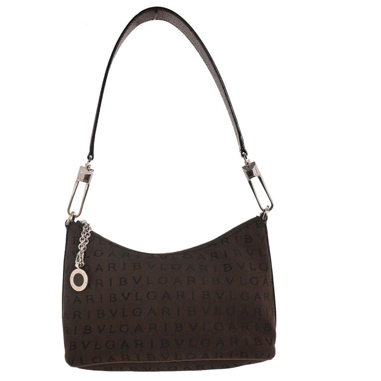 Bvlgari Brown Logomania Handbag APEUEA 145002
