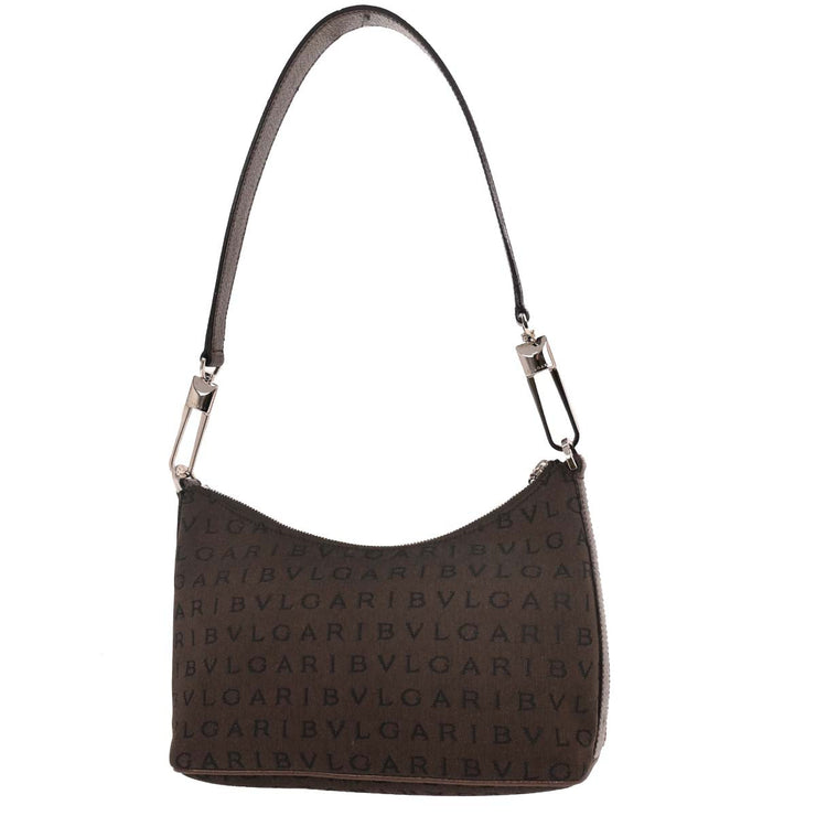 Bvlgari Brown Logomania Handbag APEUEA 145002
