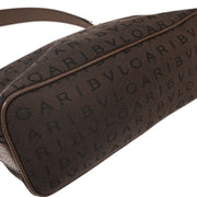 Bvlgari Brown Logomania Handbag APEUEA 145002