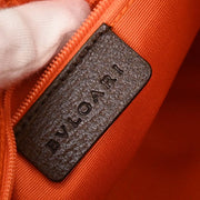 Bvlgari Brown Logomania Handbag APEUEA 145002