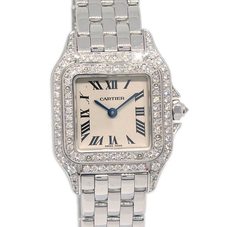 Cartier Panthere SM Ref.1660 Quartz Watch 18KWG Diamond 145024