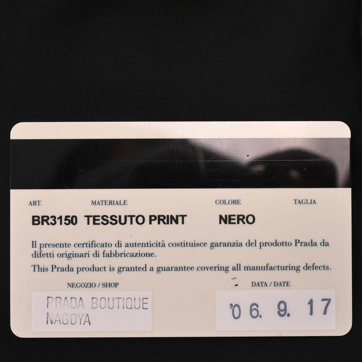 Prada Black Nylon Handbag 31/1 145039