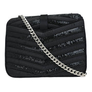 Saint Laurent Black Sequins Sulpice Shoulder Bag ARS575046.0719 145040