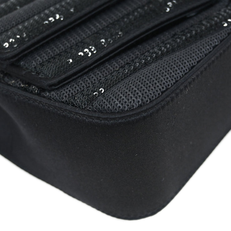 Saint Laurent Black Sequins Sulpice Shoulder Bag ARS575046.0719 145040