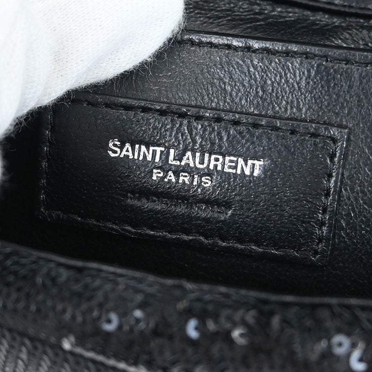 Saint Laurent Black Sequins Sulpice Shoulder Bag ARS575046.0719 145040