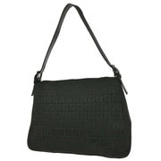 Fendi Black Zucchino Mamma Baguette Handbag 2288-8BR001-JQ5-069 145045