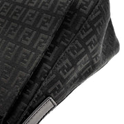 Fendi Black Zucchino Mamma Baguette Handbag 2288-8BR001-JQ5-069 145045