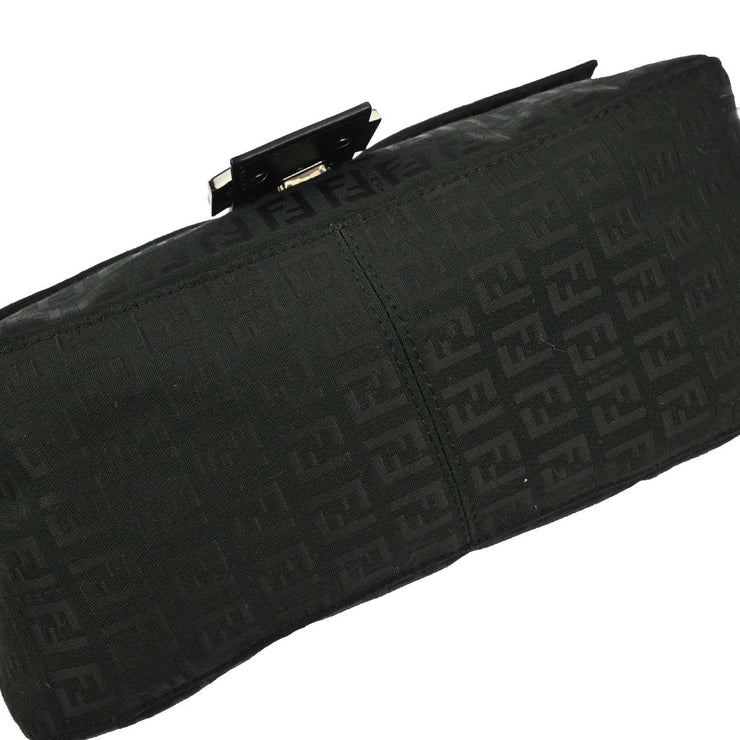 Fendi Black Zucchino Mamma Baguette Handbag 2288-8BR001-JQ5-069 145045
