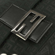 Fendi Black Zucchino Mamma Baguette Handbag 2288-8BR001-JQ5-069 145045
