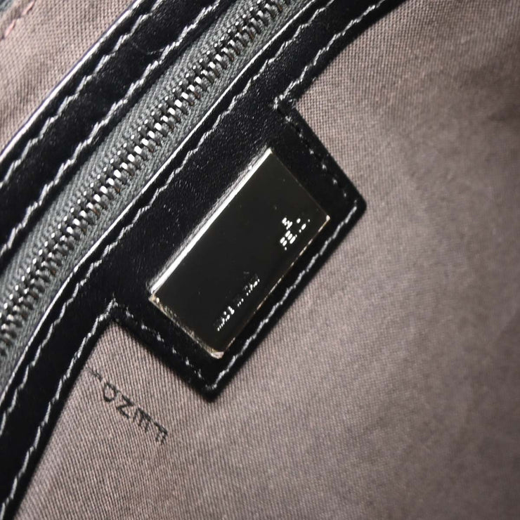 Fendi Black Zucchino Mamma Baguette Handbag 2288-8BR001-JQ5-069 145045