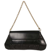 Gucci Black Leather Queen Chain Handbag 189886 145046