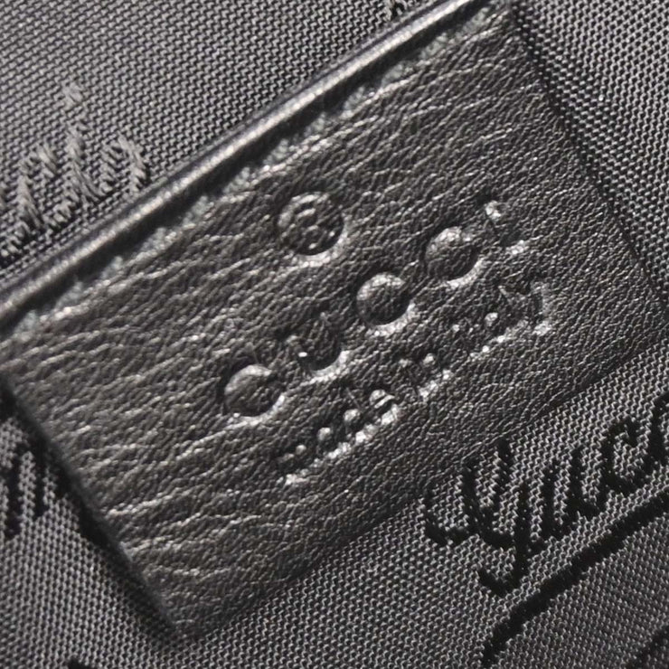 Gucci Black Leather Queen Chain Handbag 189886 145046