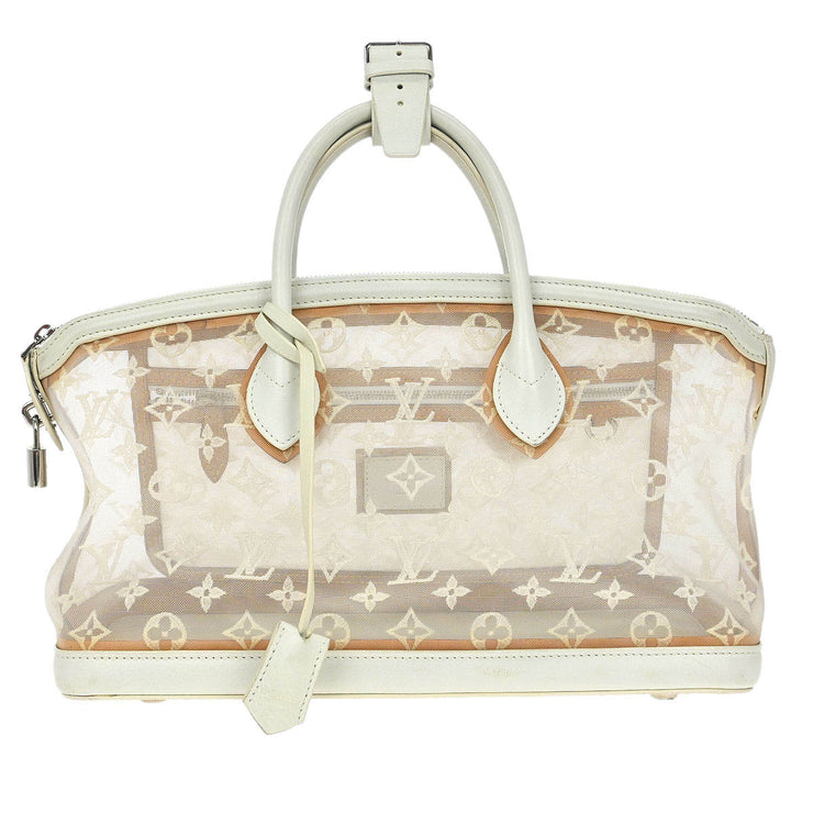 Louis Vuitton Monogram Transparent Lockit East West Tote M40701 FO0152 145049