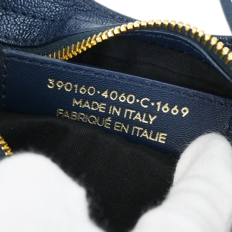 Balenciaga Navy Classic Metallic Edge Mini City 390160.4060.C.1669 145051