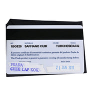 Prada Turquoise Blue Leather 2way Tote Handbag 180/D 145054