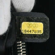 Chanel Black Calfskin Grand Shopping Tote GST Chain Handbag 145055