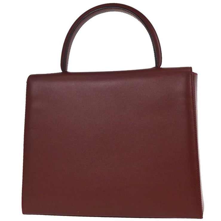 Cartier Bordeaux Handbag C24 145057