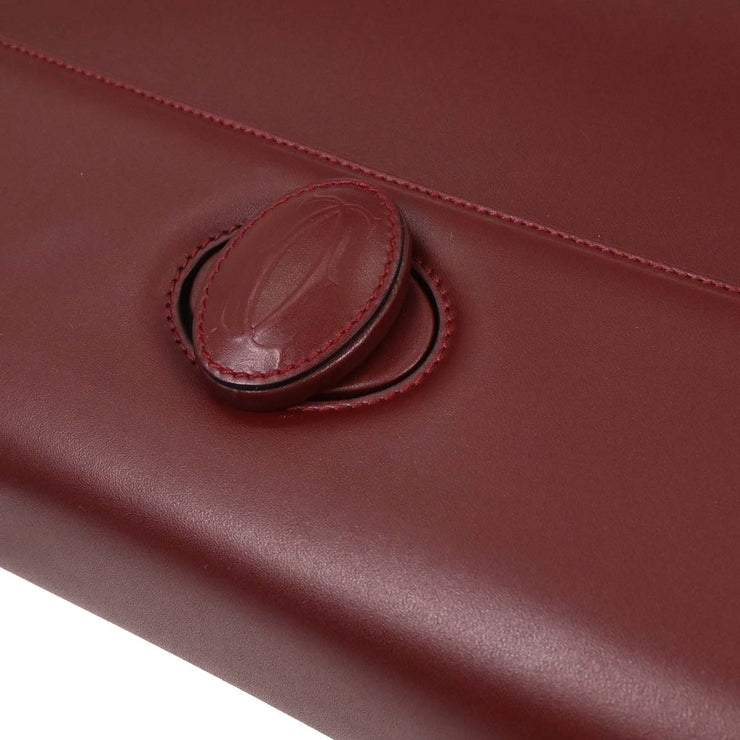 Cartier Bordeaux Handbag C24 145057