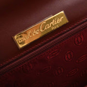 Cartier Bordeaux Handbag C24 145057