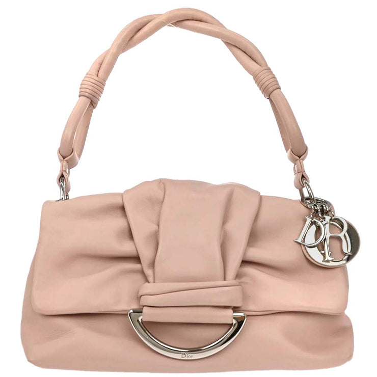 Christian Dior Light Pink Leather Demi Lune Handbag 02-BO-0079 145059