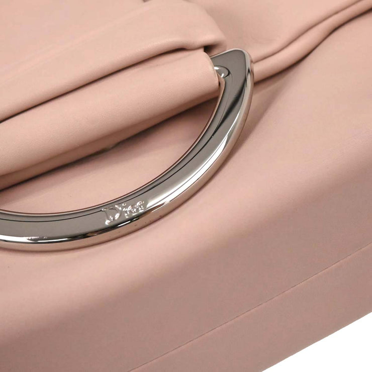 Christian Dior Light Pink Leather Demi Lune Handbag 02-BO-0079 145059