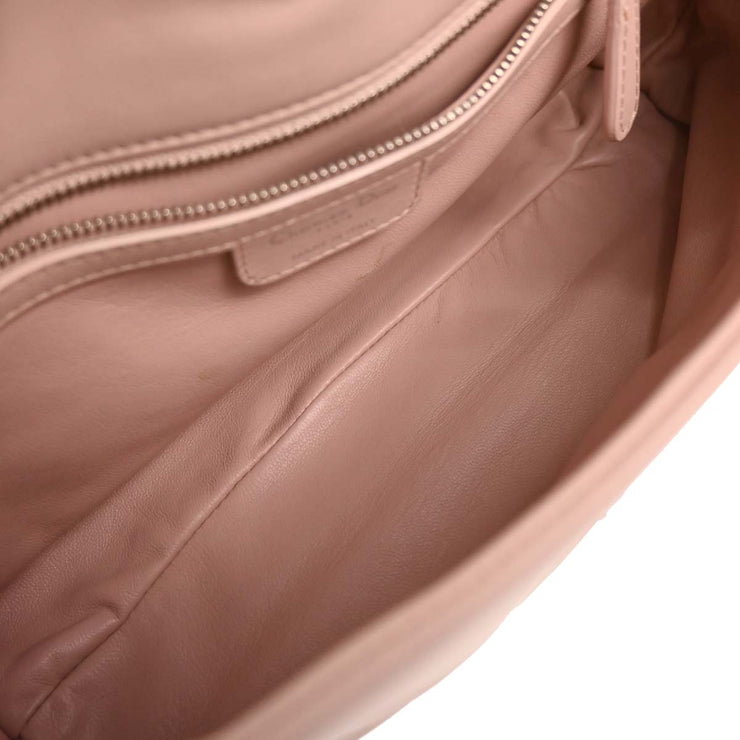 Christian Dior Light Pink Leather Demi Lune Handbag 02-BO-0079 145059