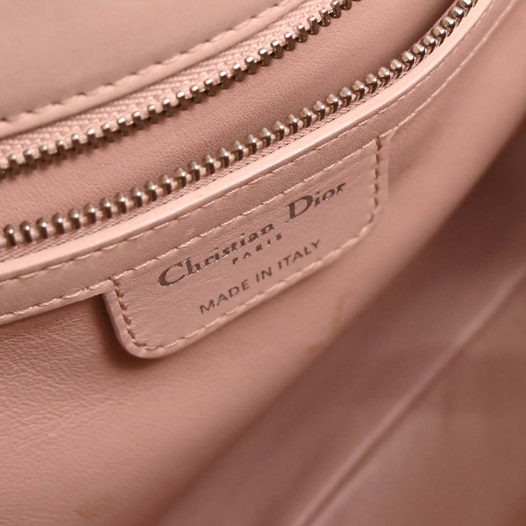 Christian Dior Light Pink Leather Demi Lune Handbag 02-BO-0079 145059