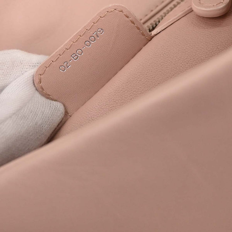 Christian Dior Light Pink Leather Demi Lune Handbag 02-BO-0079 145059