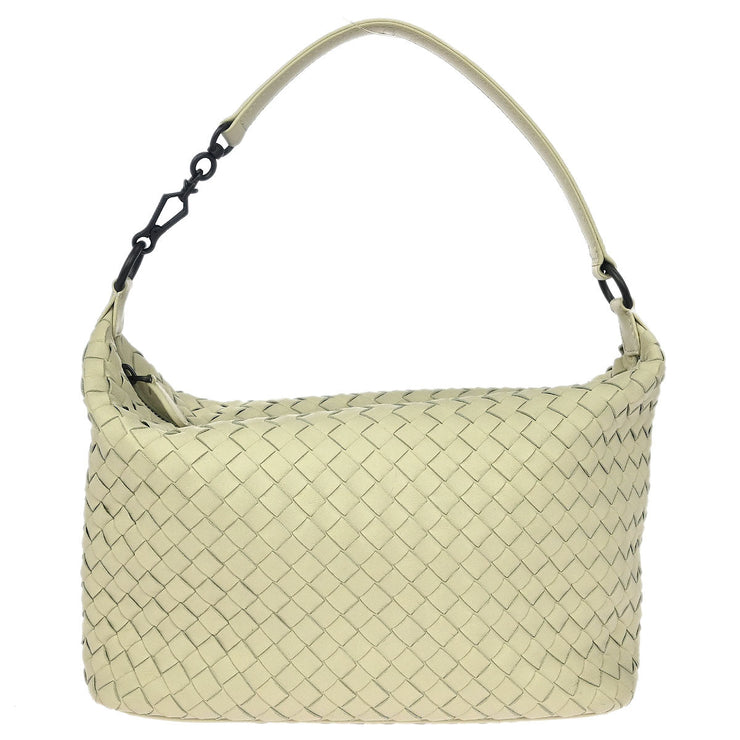Bottega Veneta White Intrecciato Handbag B06779765G 145060