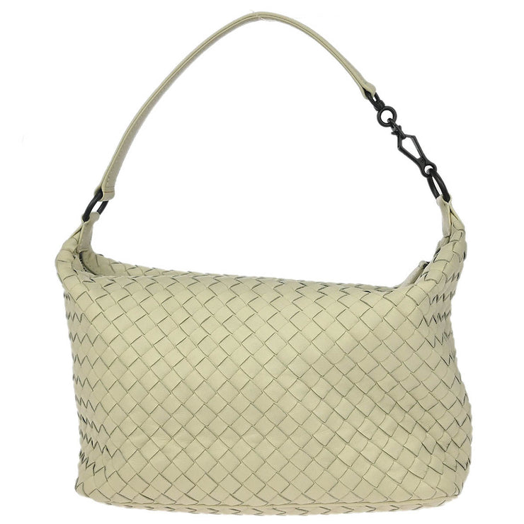 Bottega Veneta White Intrecciato Handbag B06779765G 145060