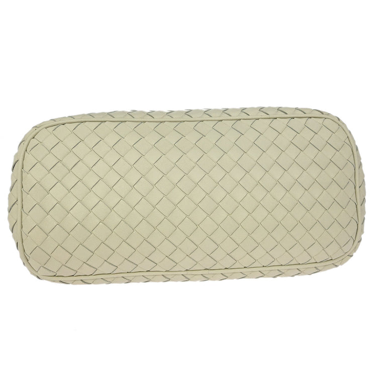Bottega Veneta White Intrecciato Handbag B06779765G 145060