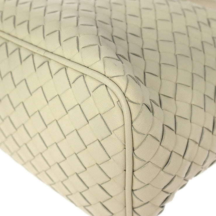 Bottega Veneta White Intrecciato Handbag B06779765G 145060