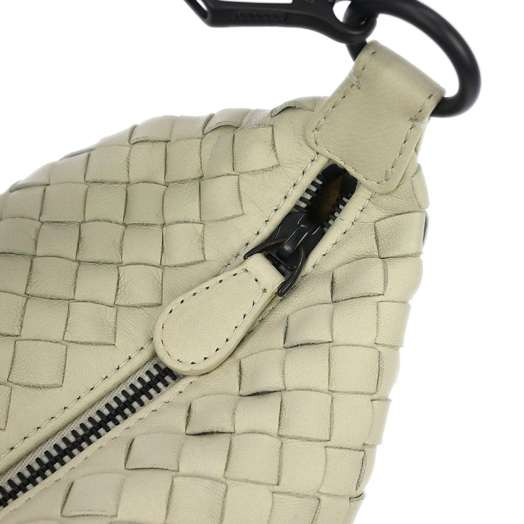 Bottega Veneta White Intrecciato Handbag B06779765G 145060