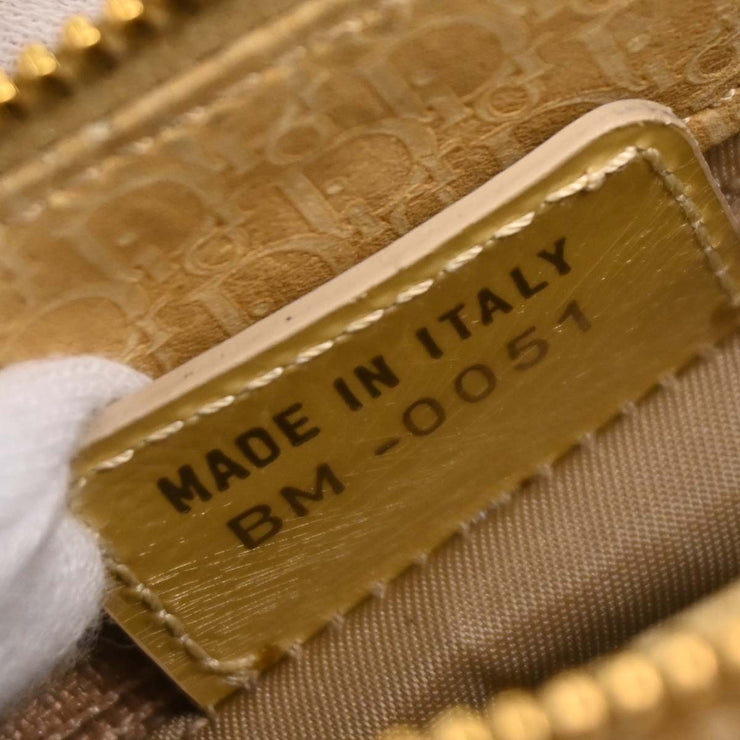 Christian Dior Beige Suede Trotter Handbag BM-0051 145061