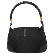 Gucci Black Bamboo GG Handbag 005.0811 002058 145062