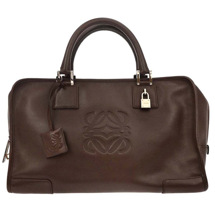 Loewe Brown Amazona 36 Handbag 060702 145064
